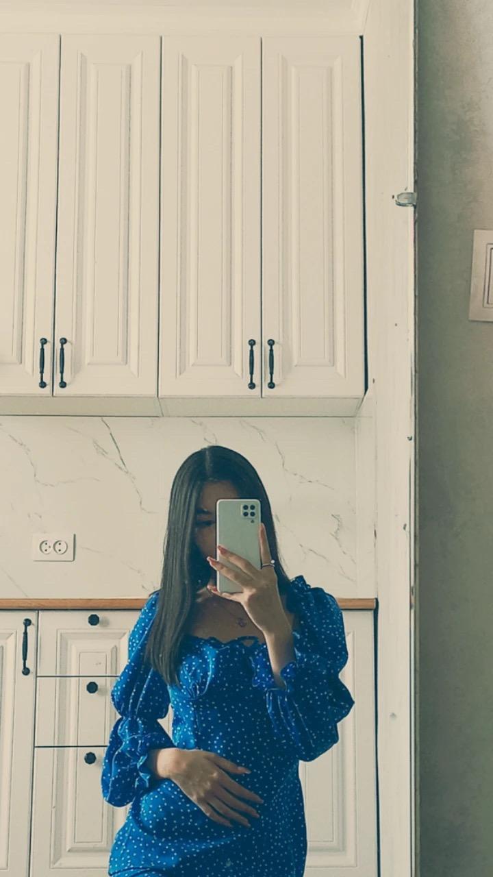 Платье в горошек