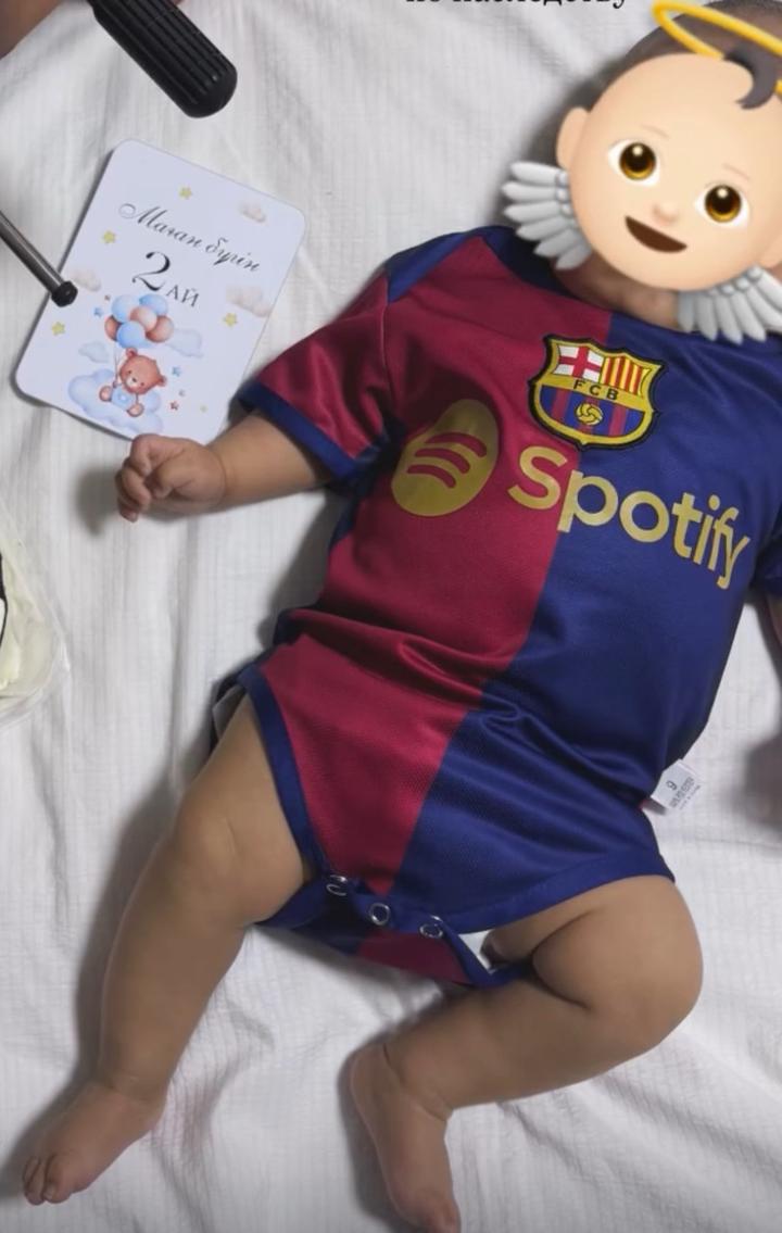Боди - FC Barcelona   (футбольная форма для фотосессии)