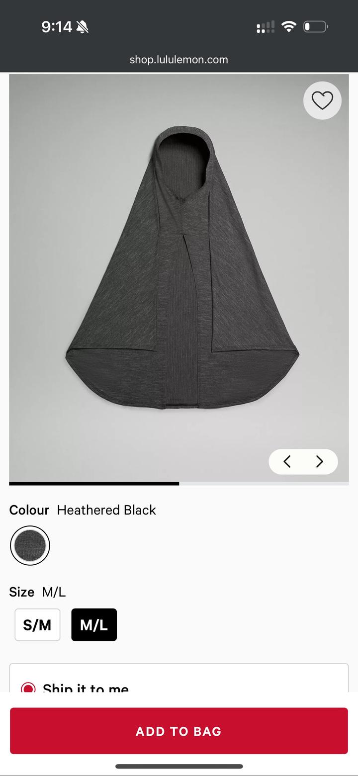 hijab lululemon