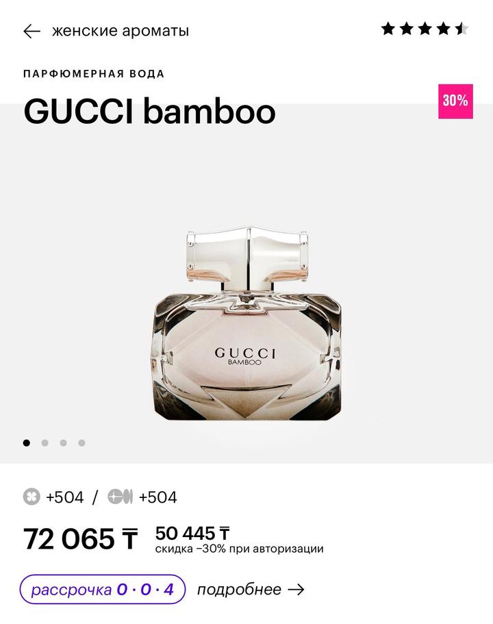 Парфюмерная вода Gucci Bamboo