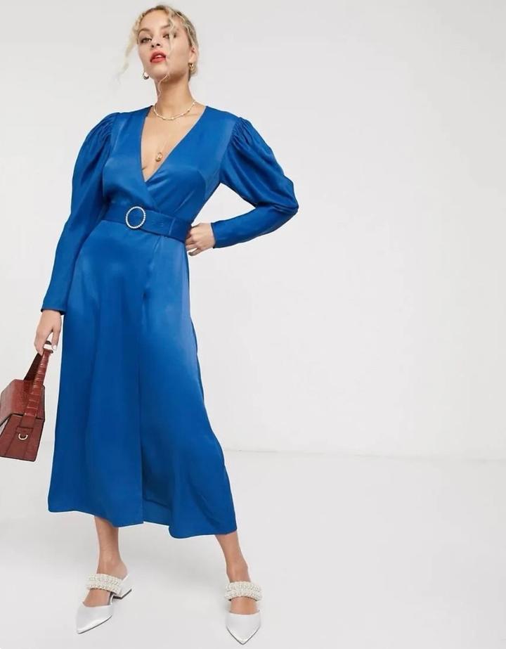 Zara Сатиновое платье