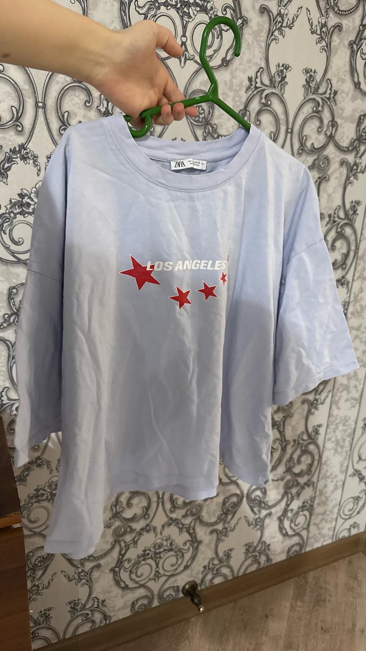 оверсайз футболка Zara