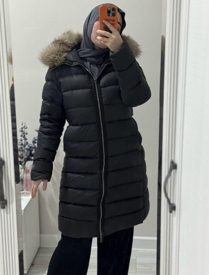 Пуховик Moncler гусиный пух 100% женский