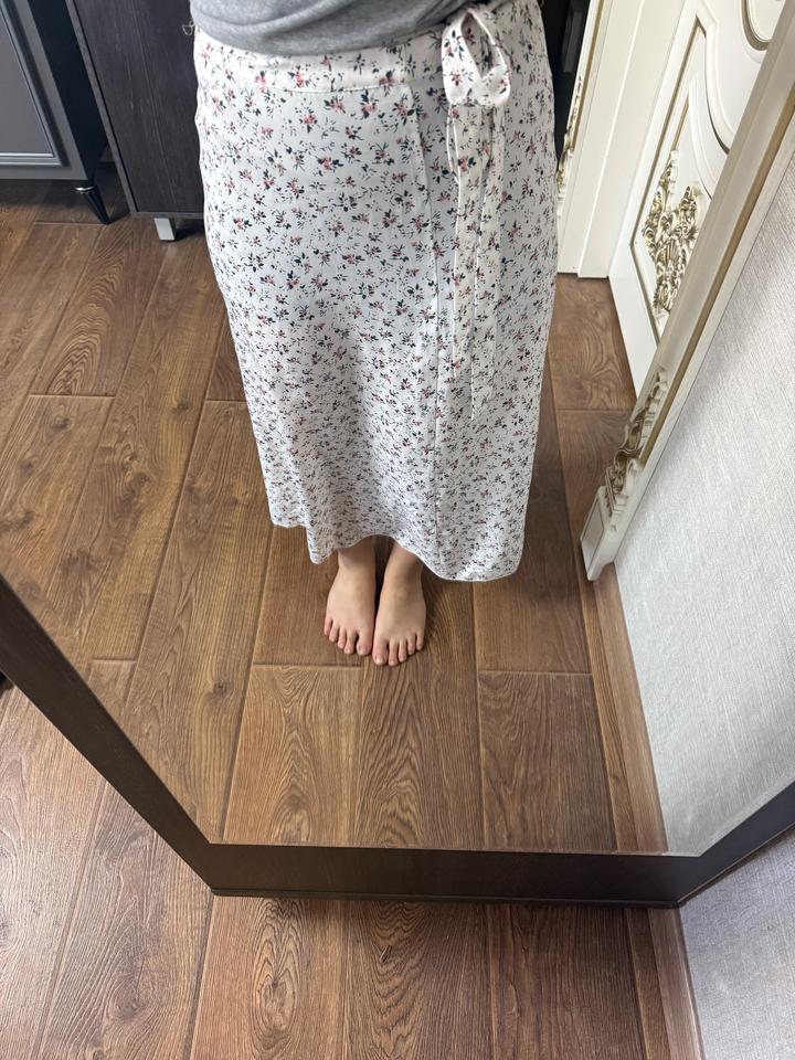 Юбка в цветочный принт