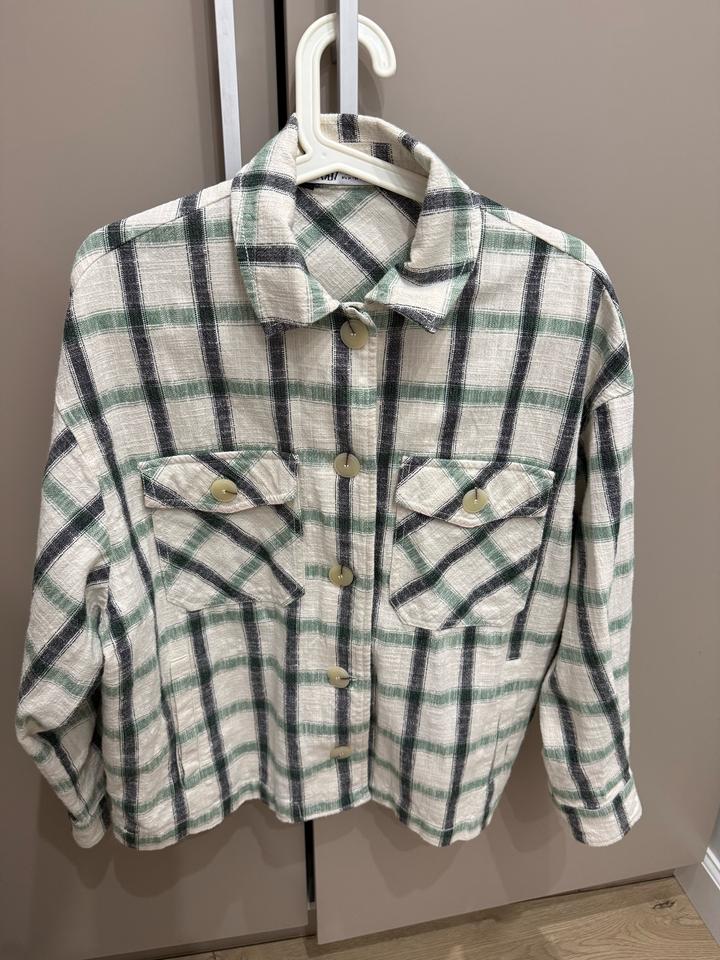 ZARA рубашка в клетку