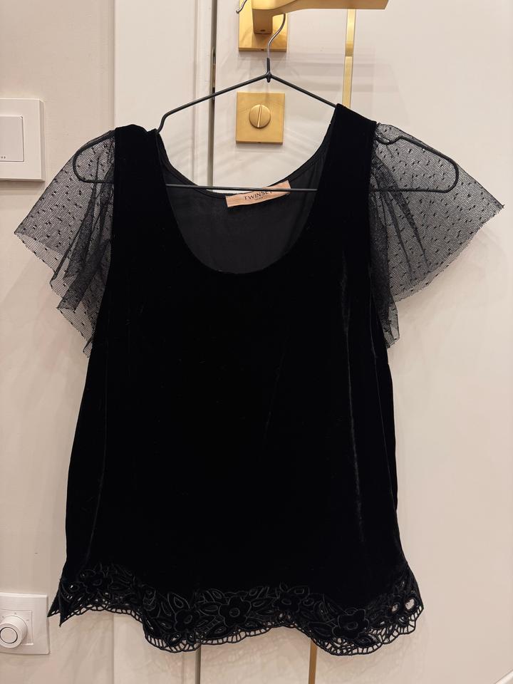 TwinSet Milano Костюм велюровый черный