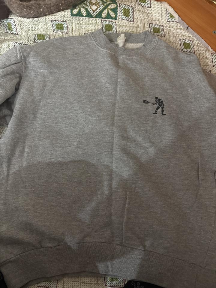 Свитшот с принтом теннисиста