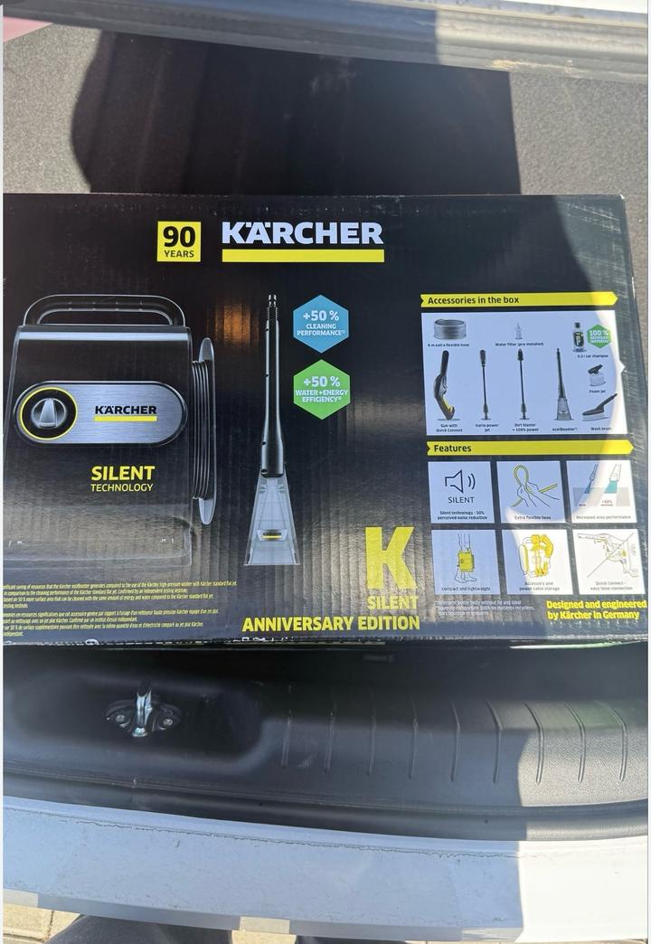Новая мойка высокого давления Kärcher K Silent Anniversary.