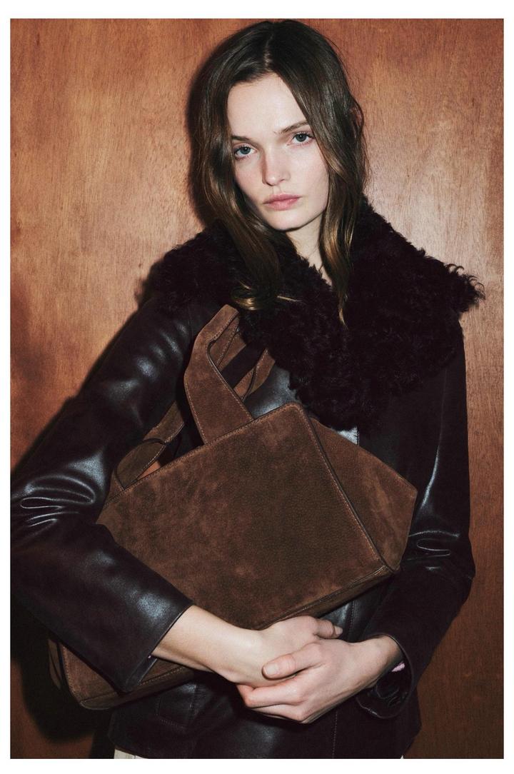 Сумка ZARA из замши