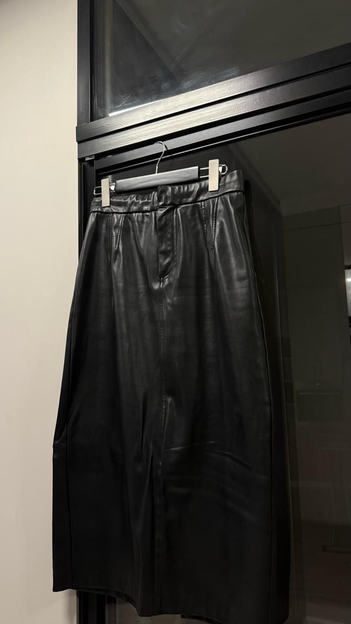Юбка ZARA из экокожи