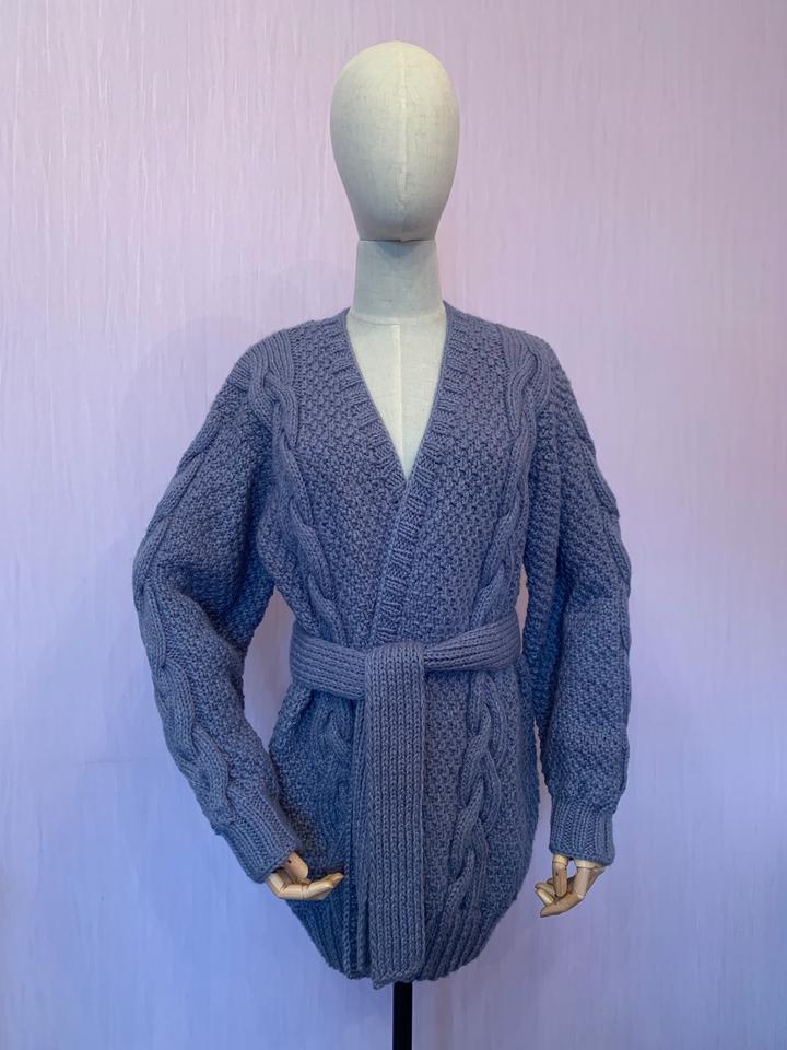Handmade (ручная работа) Вязаный кардиган с поясом