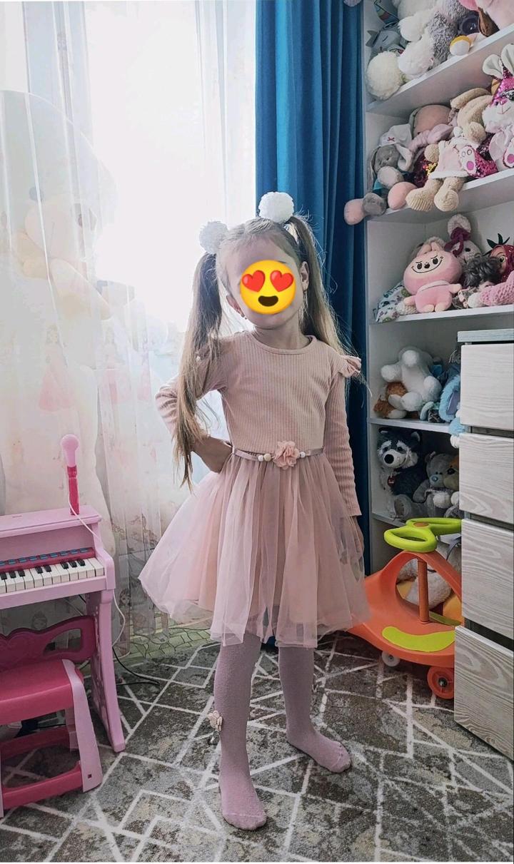 MissLily Платье для девочки, без повязки что завязана на талии.