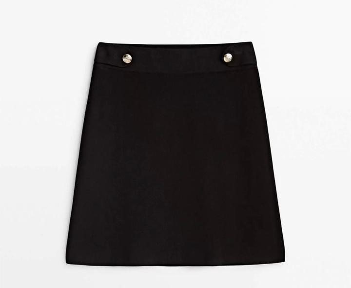 Мини-юбка Massimo Dutti xs трикотажная