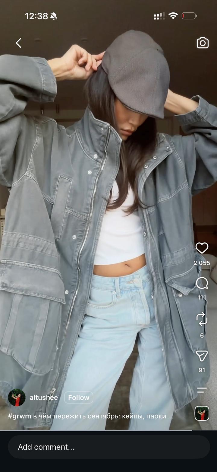 Парка ZARA новая