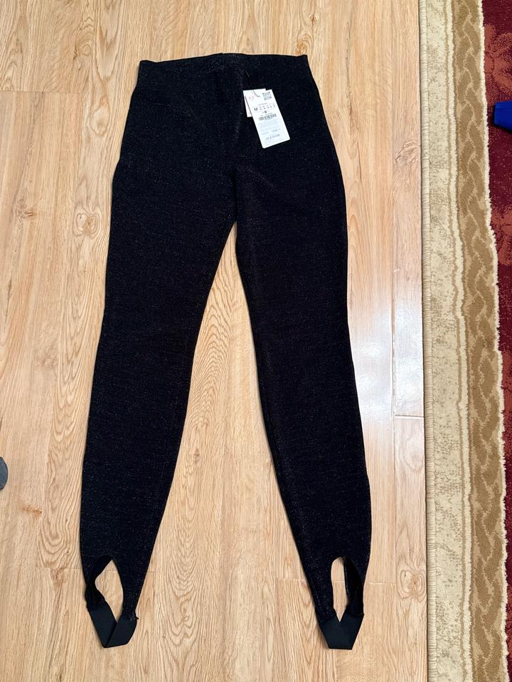 Леггинсы Zara со штрипками