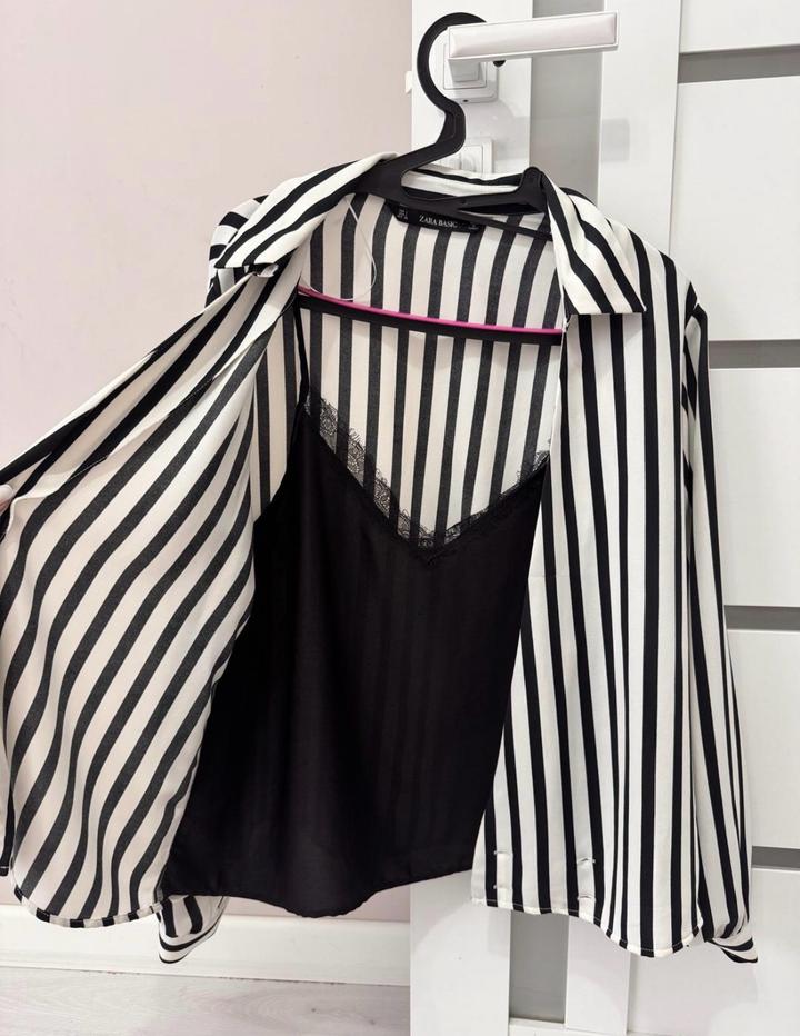 Блуза Zara Basic в полоску