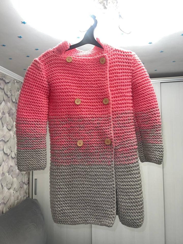 Handmade (ручная работа) Вязанный кардиган на девочку