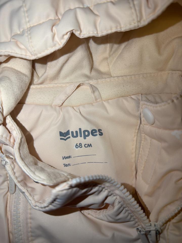 Vulpes утепленный комбинезон 68 см