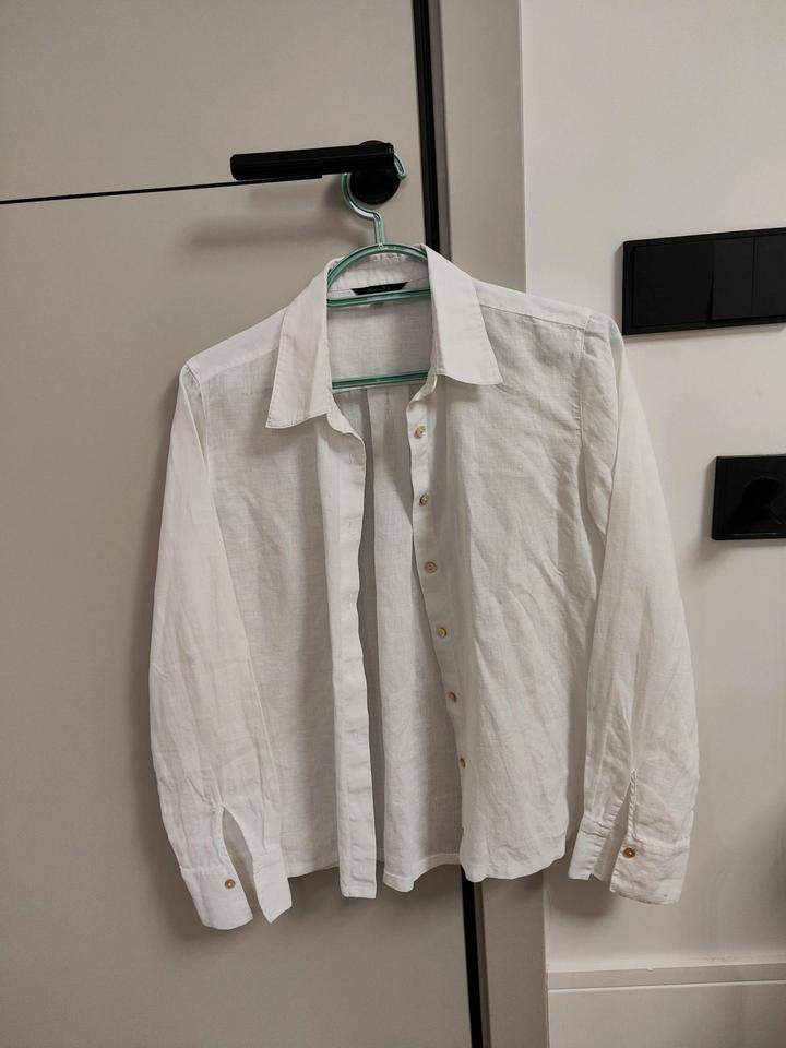 Рубашка женская льняная Massimo Dutti