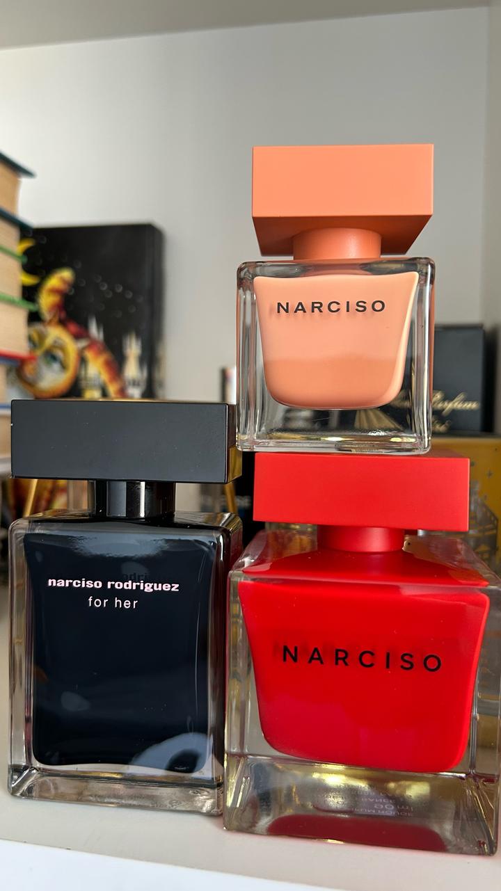 Narciso Rodriguez - распив трёх ароматов. ❤️🖤🩷