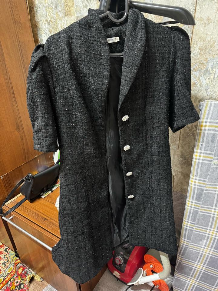 Fashion Твидовое пальто