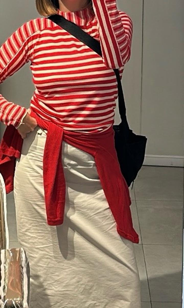 Zara Лонгслив в полоску