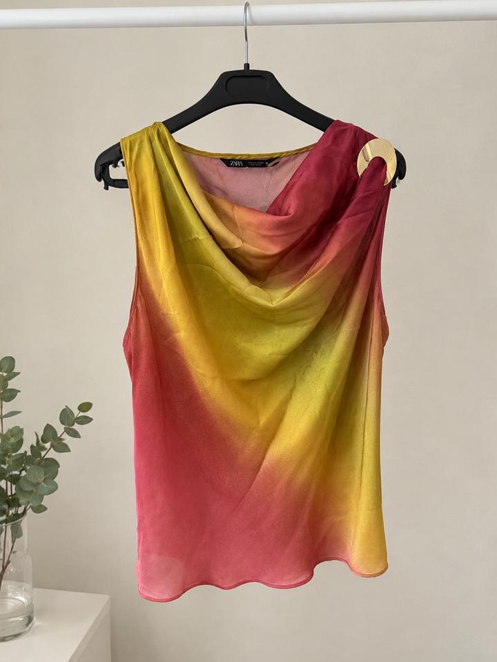 ZARA топ с градиентом