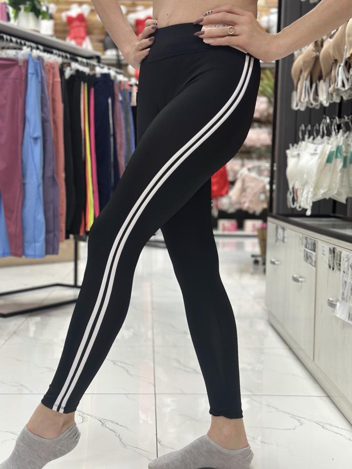 Спортивные леггинсы с лампасами