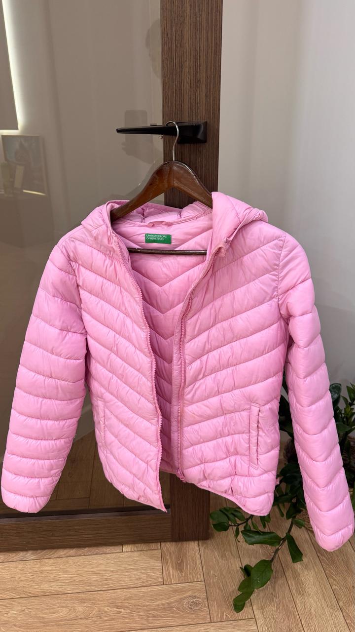 Куртка  United Colors of Benetton розовая