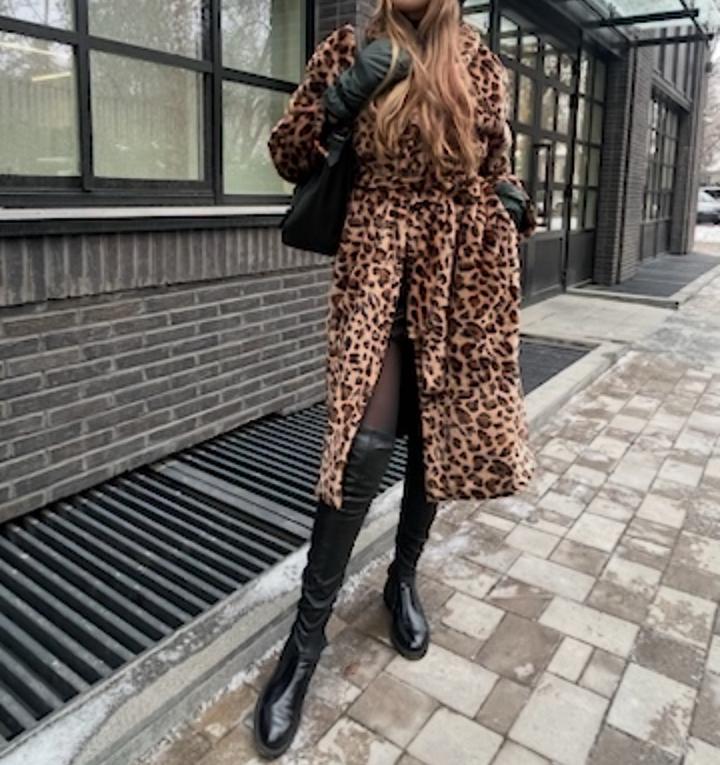 2 mood Леопардовая шуба