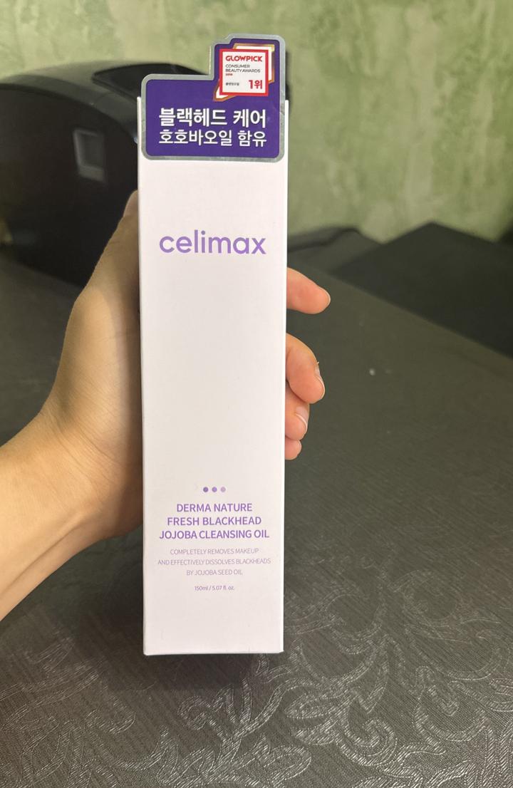 Гидрофильное масло Celimax Derma Nature Fresh Blackhead Jojoba Cleansing Oil