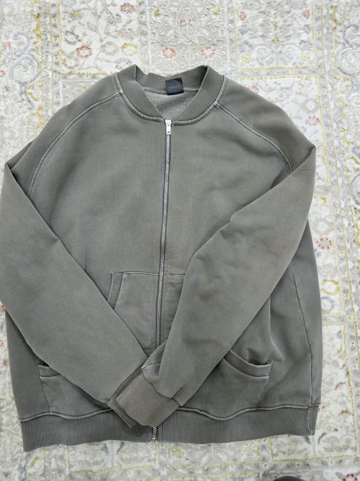 Pull & Bear Трикотажный бомбер Pull&Bear, серый, размер S