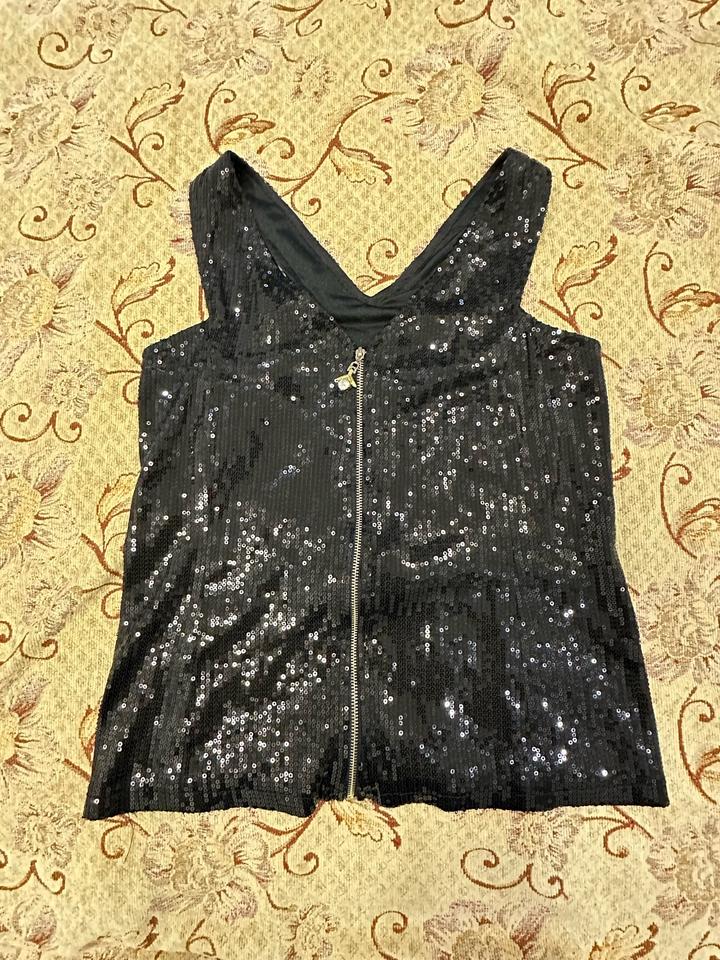 Hand Made Топ с пайетками на молнии
