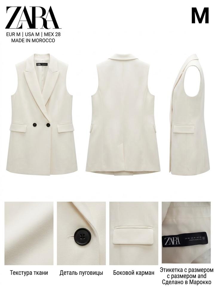 Жилет ZARA