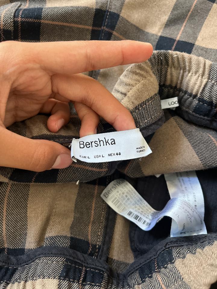 Брюки Bershka в клетку