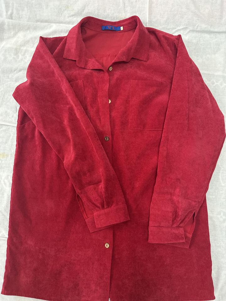 Вельветовая рубашка