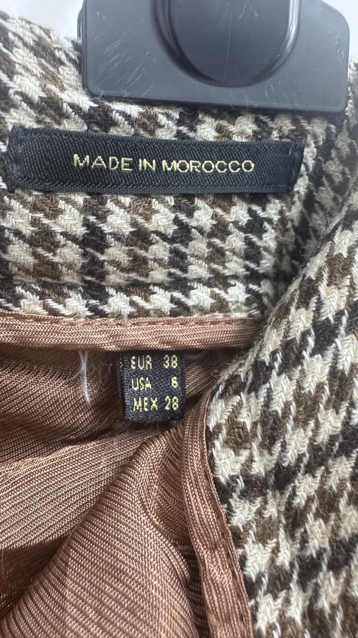 брюки в клетку Massimo Dutti