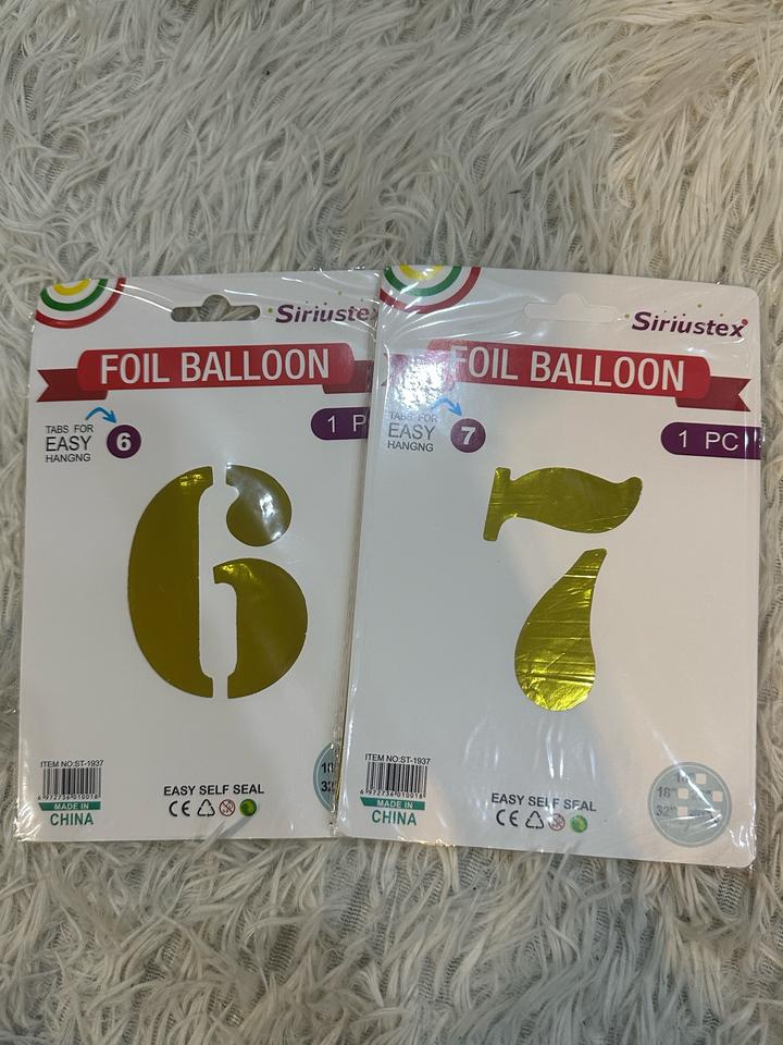 foil ballon
