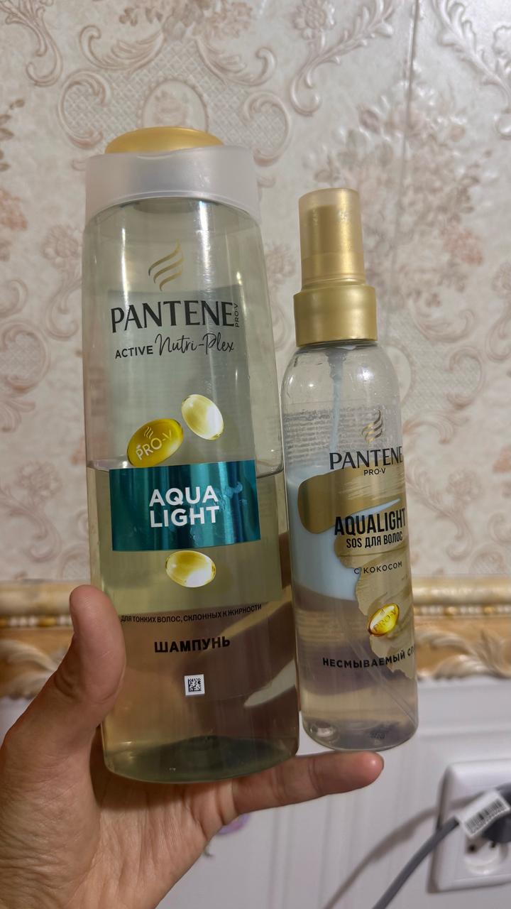 PANTENE Pro-V Aqua Light (Шампунь + Спрей SOS)