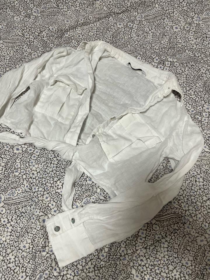 Укороченная рубашка ZARA