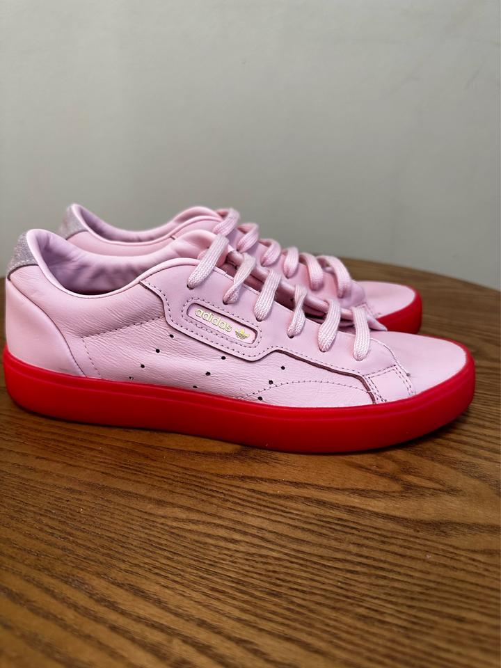 Кожаные кеды/ кроссовки Adidas Originals Sleek размер 38