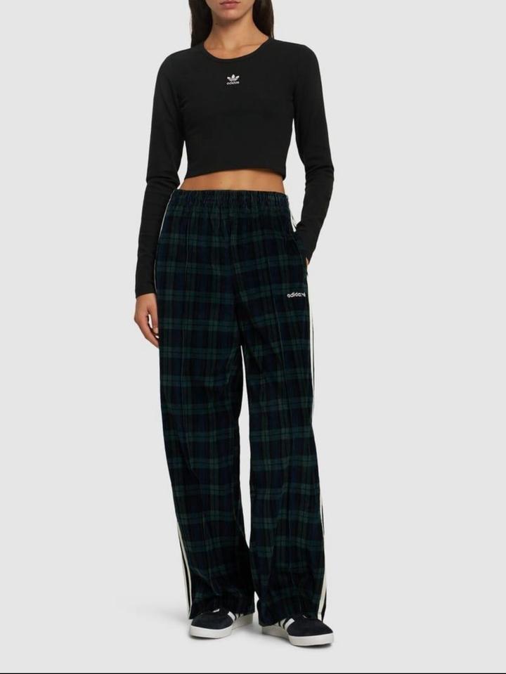 Брюки adidas Originals в клетку