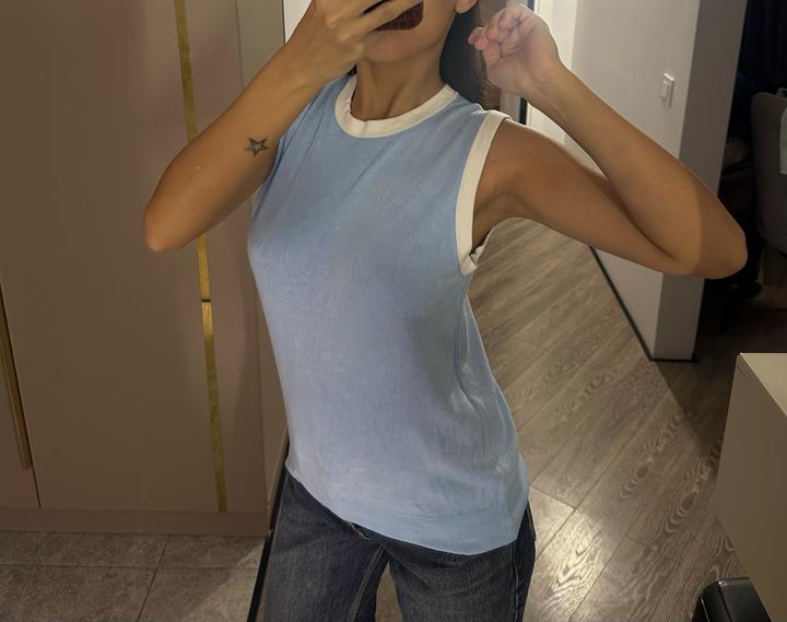 Трикотажный жилет ZARA