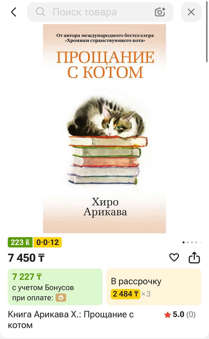 Прощание с котом