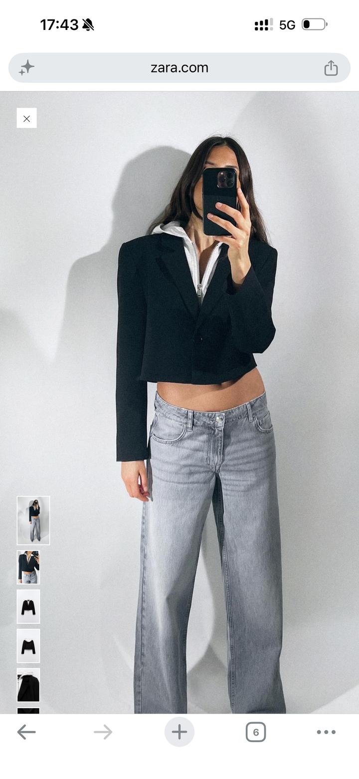 ZARA пиджак с капюшоном