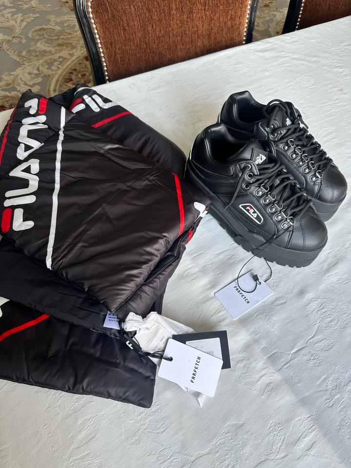Дутый шарф Fila