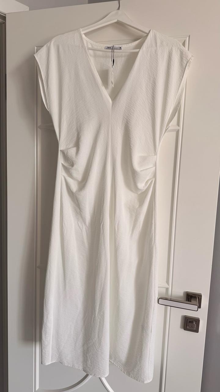 Белое платье Zara
