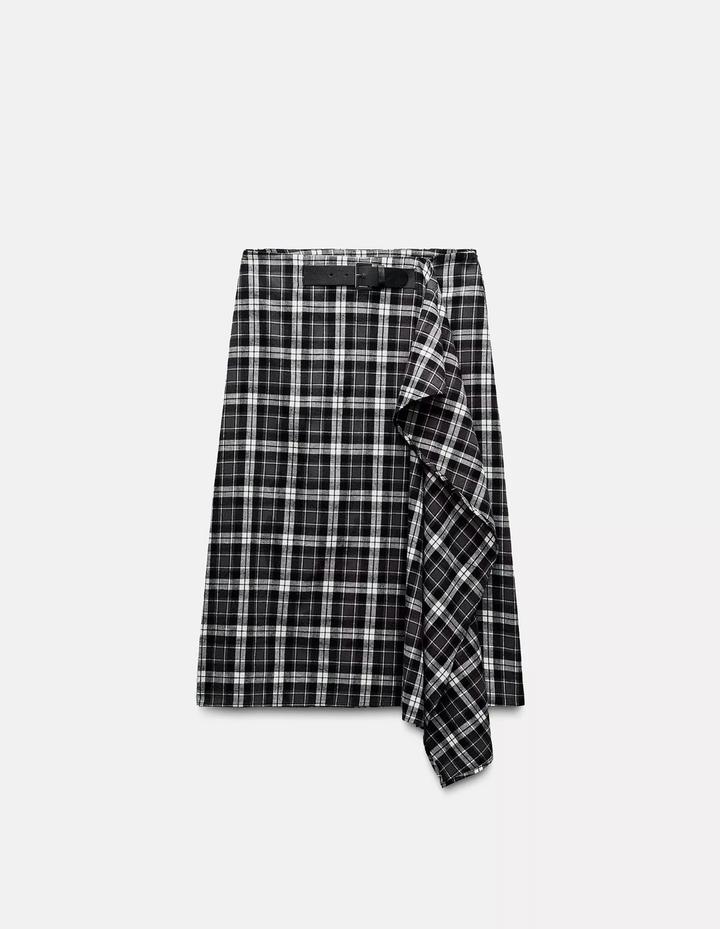 Юбка ZARA в клетку