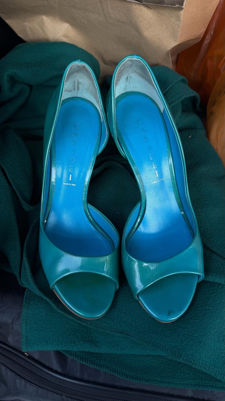 Туфли с открытым носком Casadei