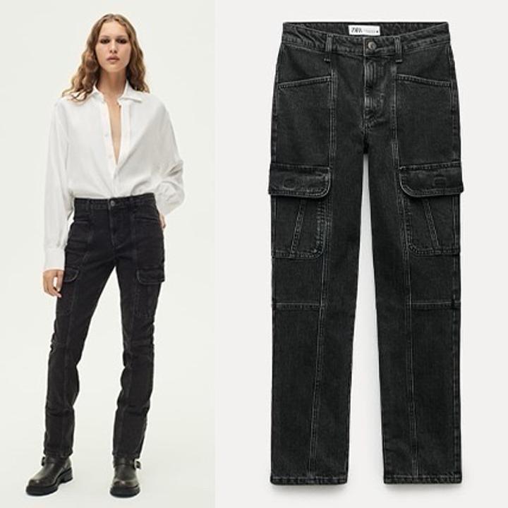 Джинсы zara джоггеры
